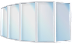 Vinyl Bow Windows